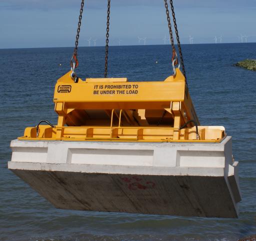 Revetment placement
